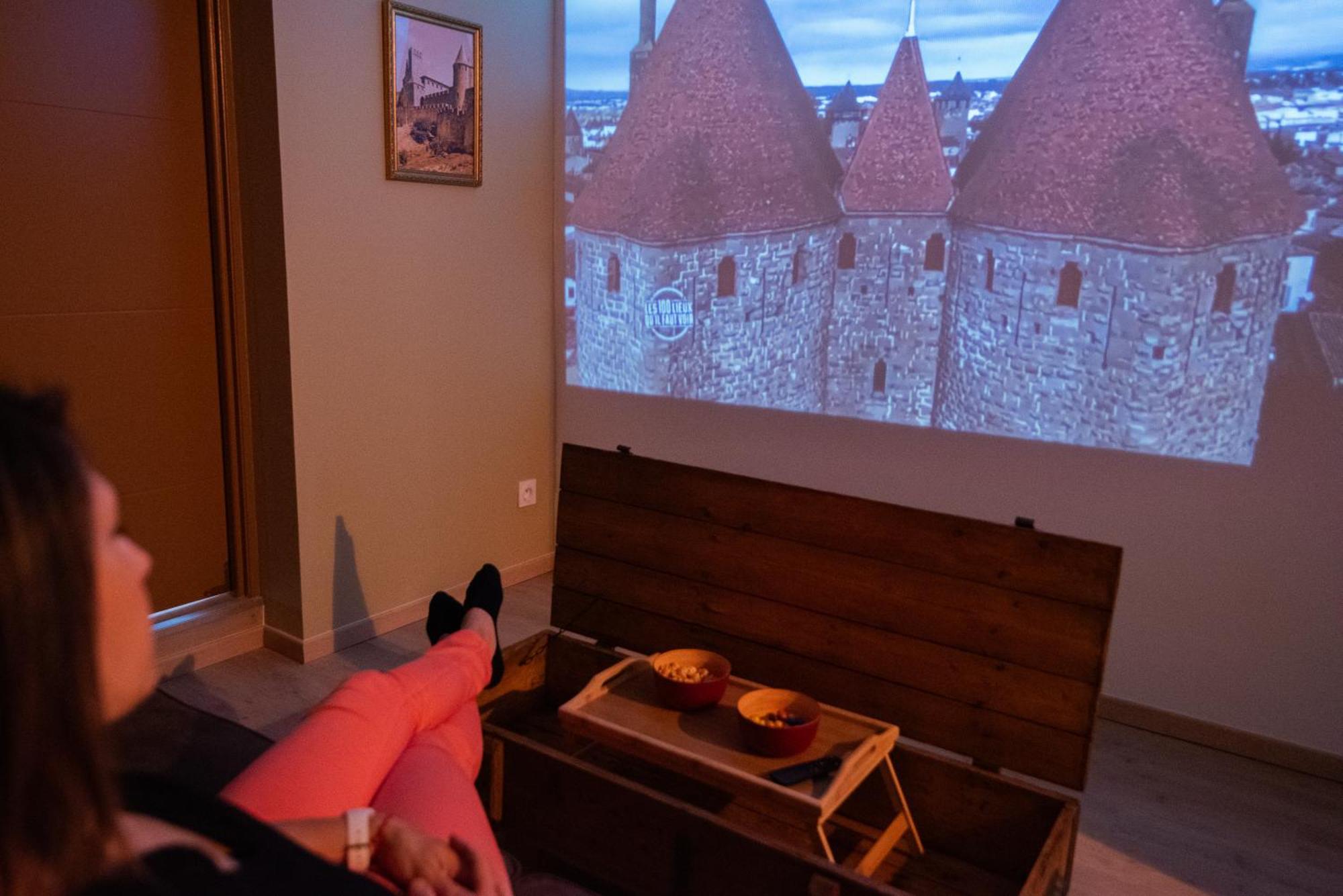 Tout Confort ! Ville, Calme, Cinema Prive, Climatisation, Parking, Wifi Carcassonne Eksteriør bilde