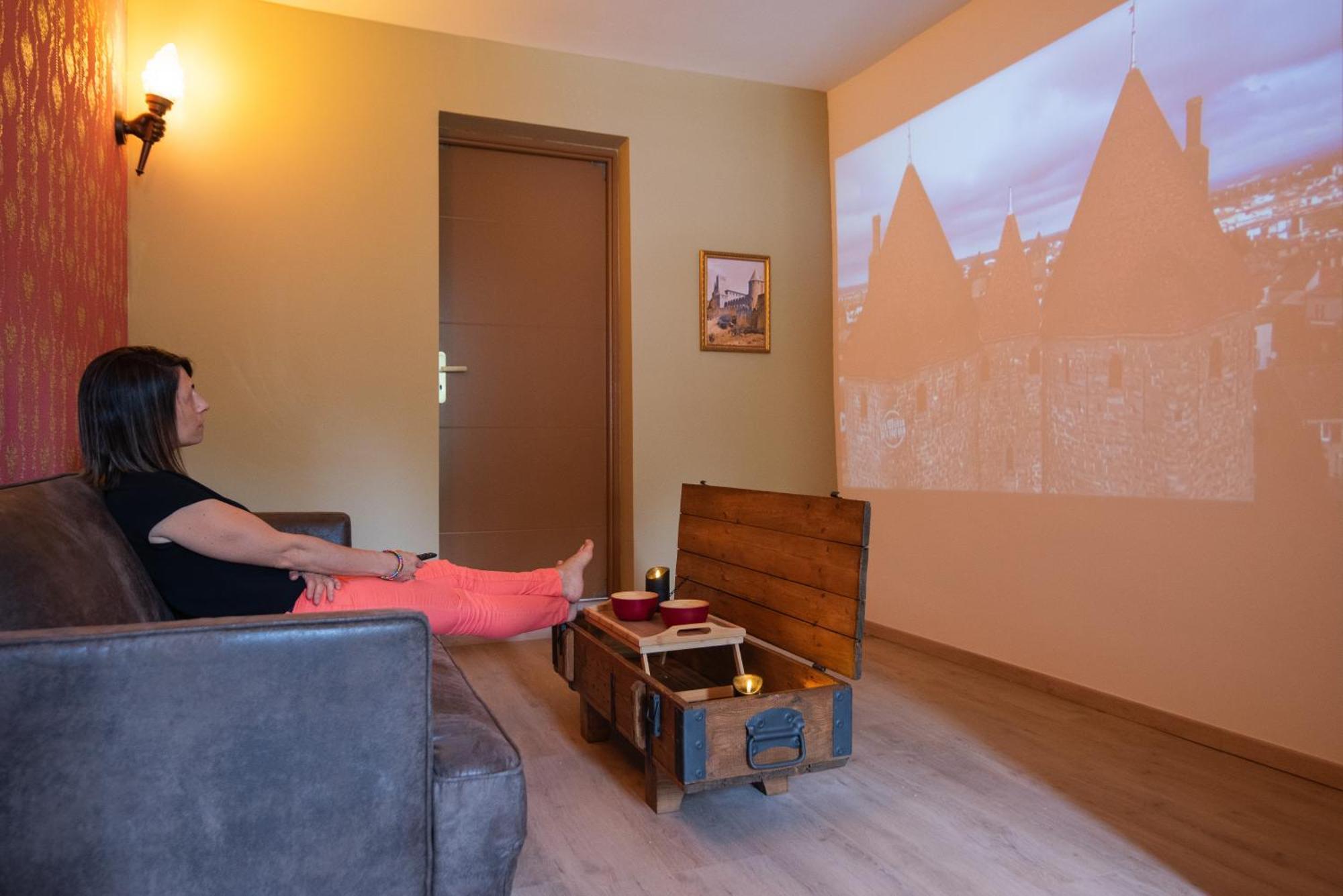 Tout Confort ! Ville, Calme, Cinema Prive, Climatisation, Parking, Wifi Carcassonne Eksteriør bilde